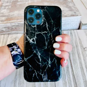 Black Marble Case For iPhone