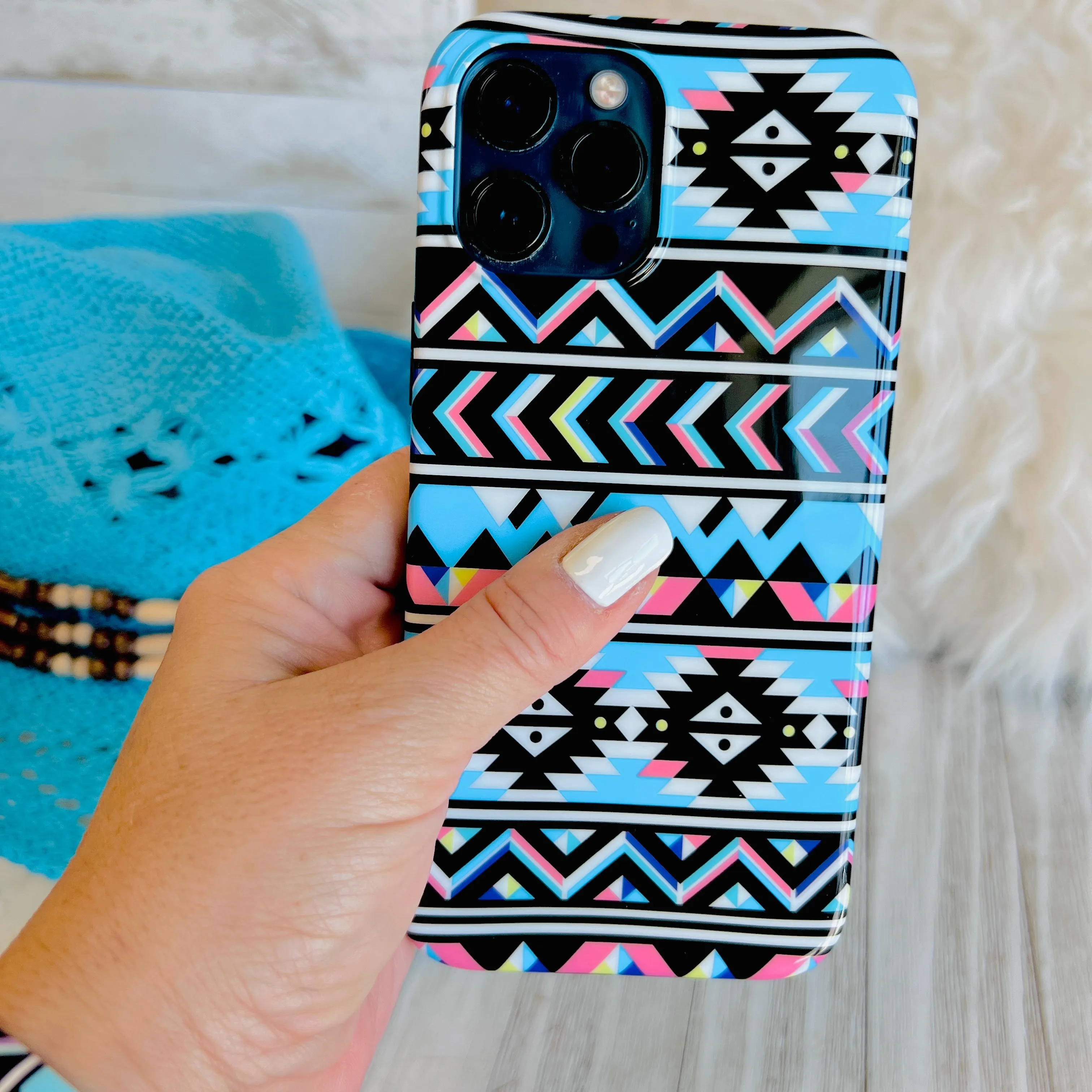 Boho-Chic Turquoise Case For iPhone