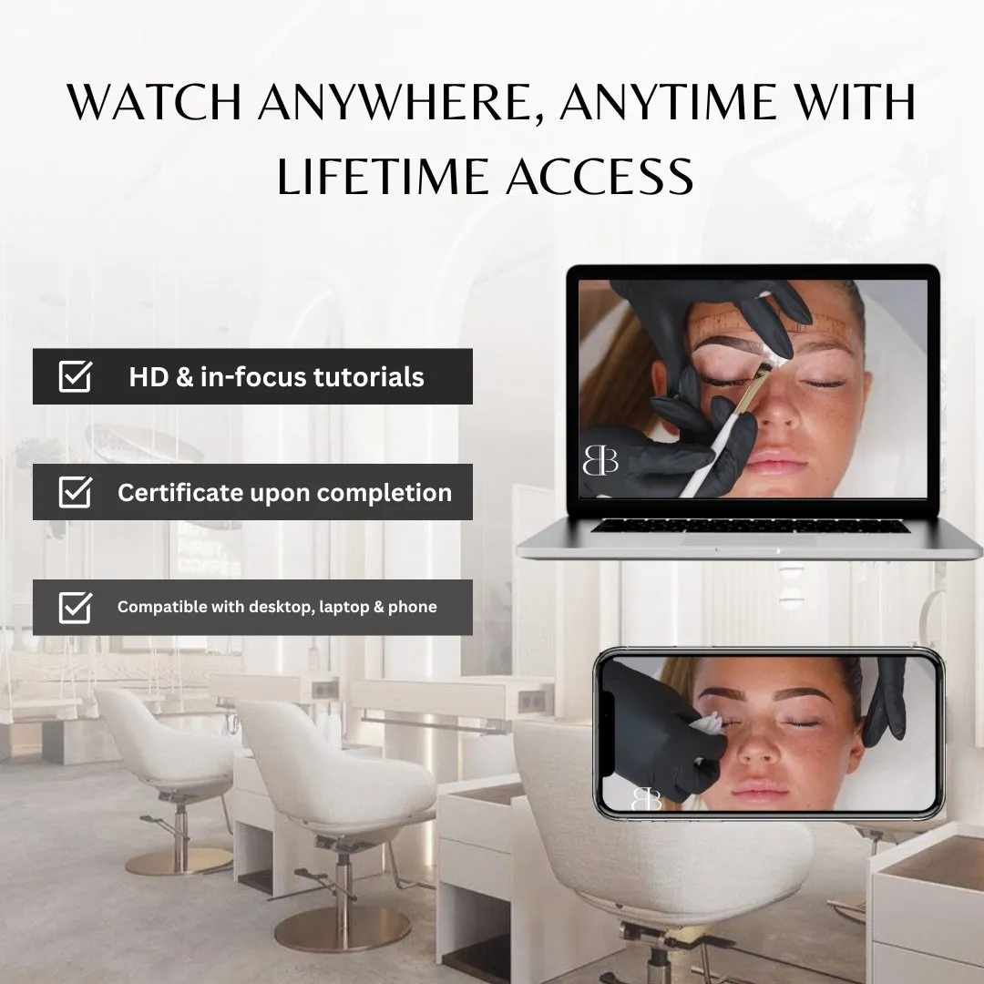 Boss Brows - Ombre Cosmetic Tattooing (Online Masterclass)