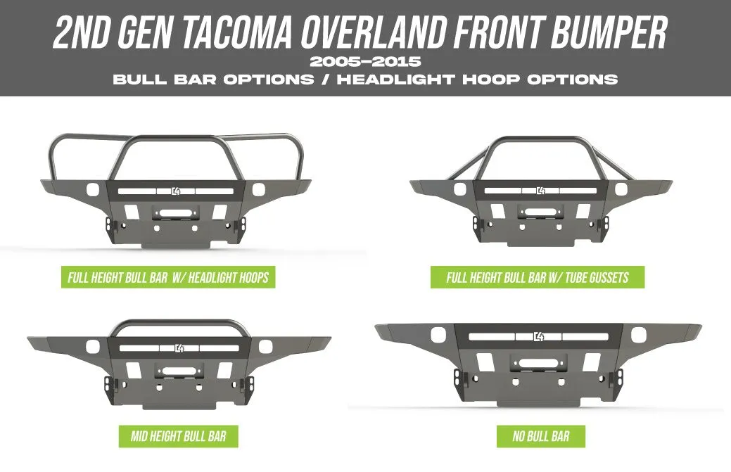 C4 Fabrication 2012-2015 Tacoma Overland Series Front Bumper