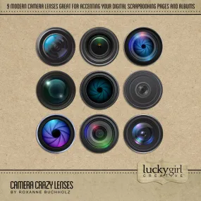 Camera Crazy Lenses Digital Scrapbook Kit