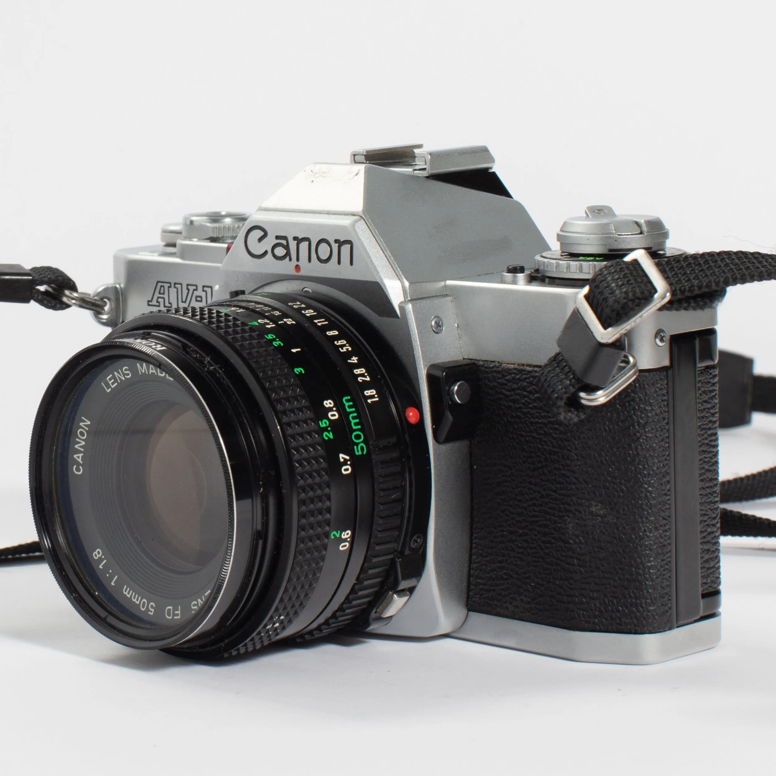 Canon AV-1 with FD 50mm f/1.8 & 35-135mm f/3.5-4.5