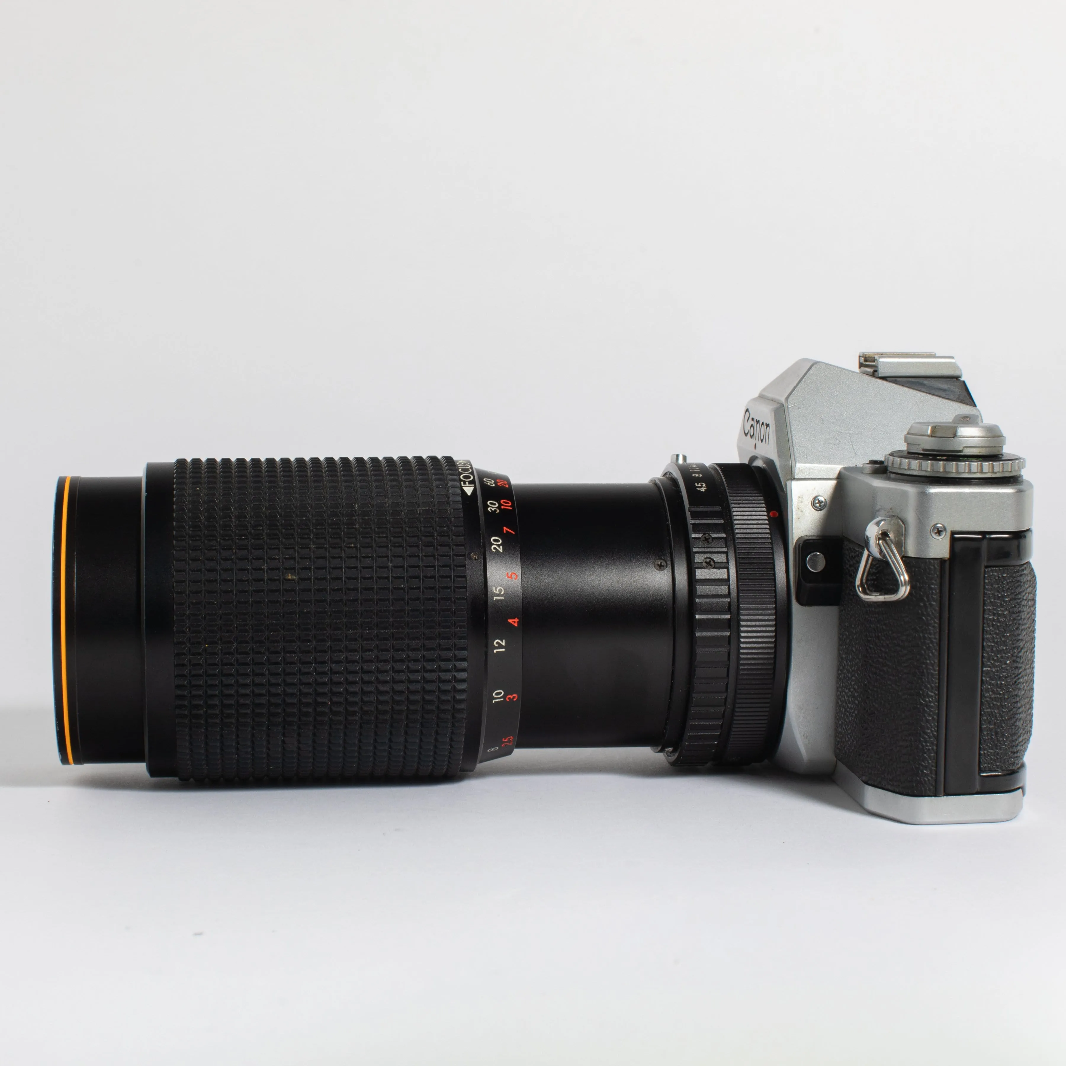Canon AV-1 with FD 50mm f/1.8 & 80-205mm f/4.5