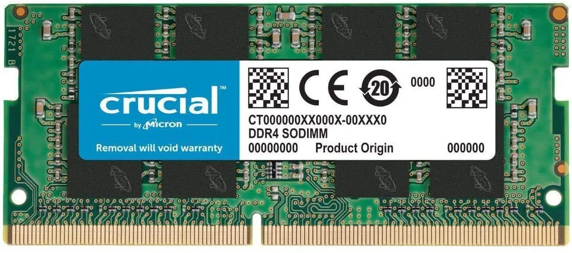 Crucial RAM 16GB DDR4 2666 MHz CL19 Laptop Memory CT16G4SFRA266