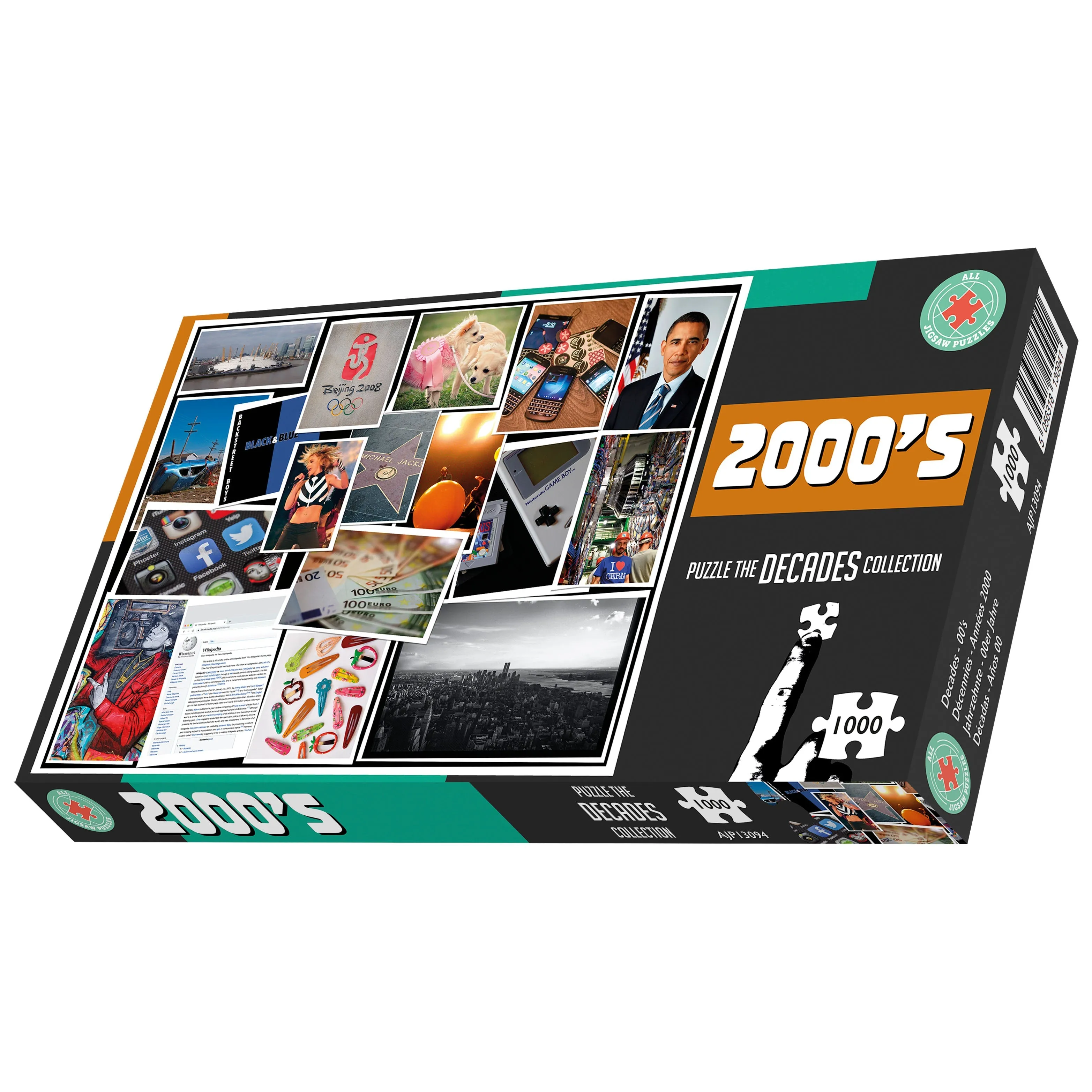 Decades - 00's 1000 or 500 Piece Jigsaw Puzzle