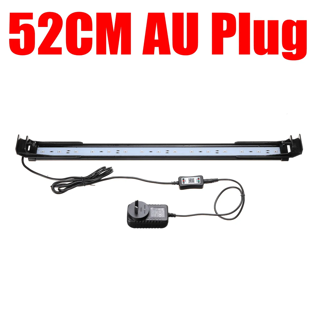 Dimmable 52CM 16W Bluetooth APP Controlled RGB LED Aquarium Lighting Adjustable Top Light Suitable for Aquarium/Fish Tank