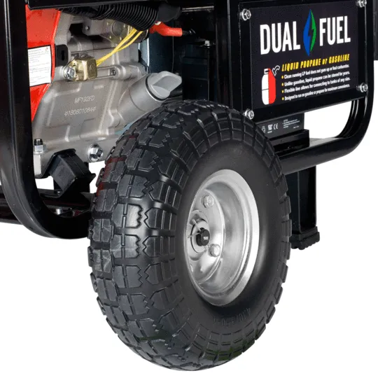 DuroStar DS10000EH 8000W/10000W Dual Fuel Electric Start Generator New