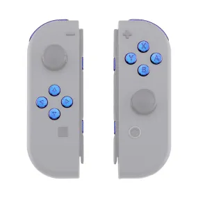 eXtremeRate Purple Blue Chameleon Replacement ABXY Direction Keys SR SL L R ZR ZL Trigger Buttons Springs, Full Set Buttons Repair Kits with Tools for NS Switch JoyCon & OLED JoyCon - JoyCon Shell NOT Included - AJ201