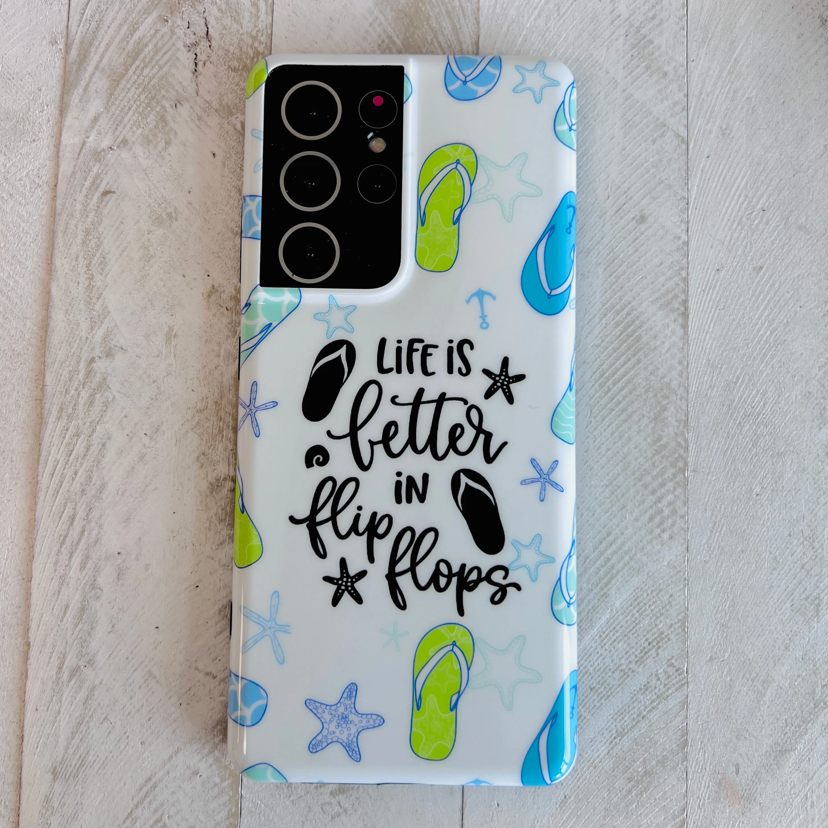 Fancy Flip Flops Cell Phone Case For Samsung Galaxy