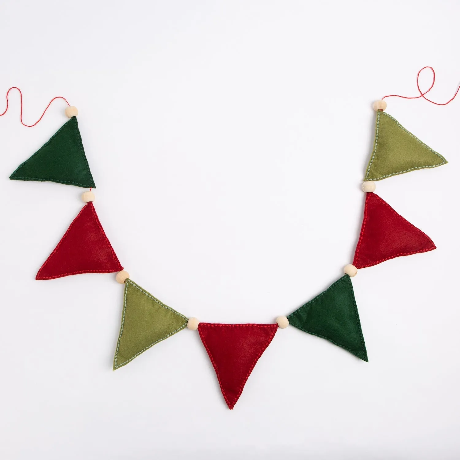 Felt Craft Kit - Christmas Flag Garland