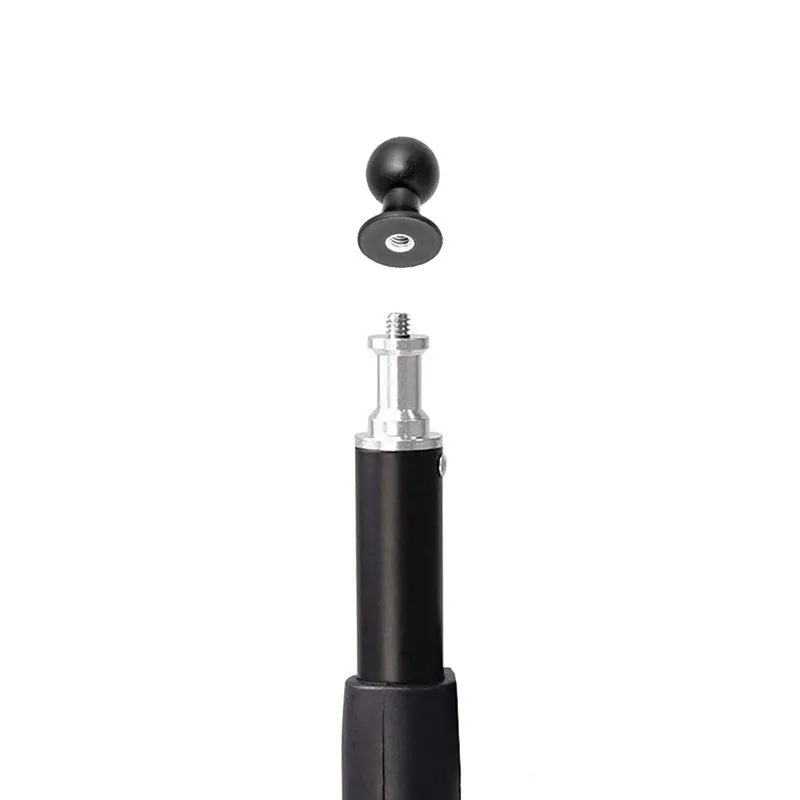 Female Camera 1/4"-20 Threaded Pattern to 22mm Ball Adapter