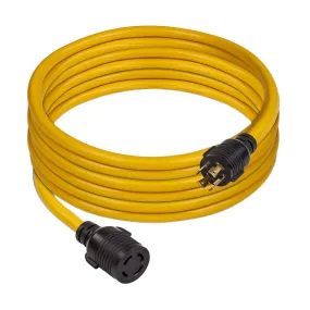 Firman 25' Heavy Duty L14-30P to L14-30R Power Cord Extension With Storage Strap