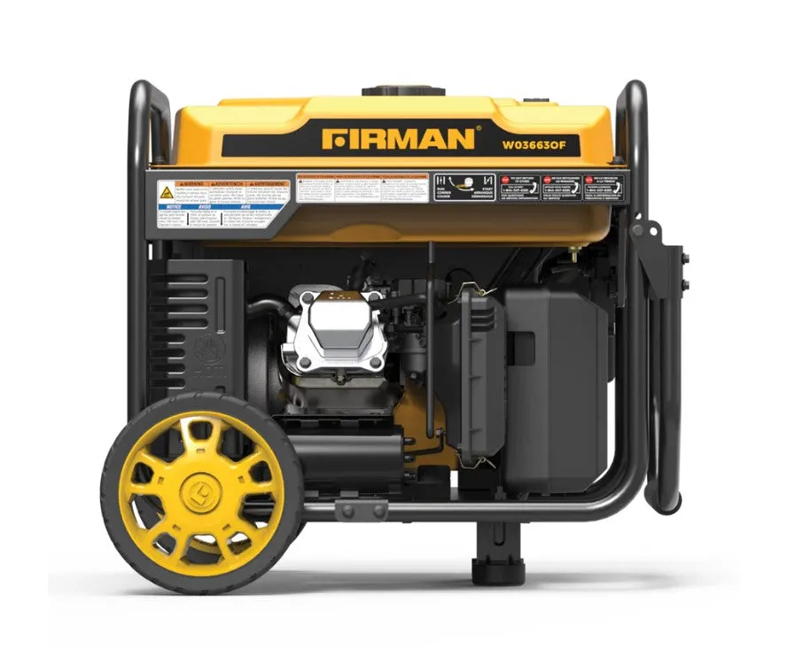 Firman W03663OF Generator 3650W/4200W 50 Amp Electric Start With CO Alert New