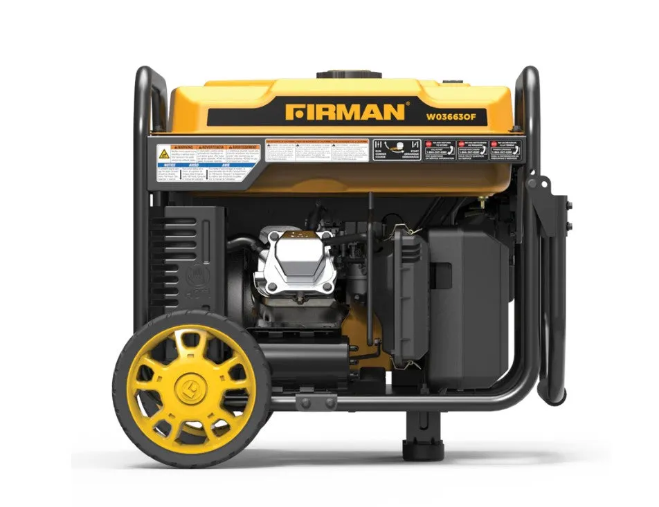 Firman W03663OF Generator 3650W/4200W 50 Amp Electric Start With CO Alert New