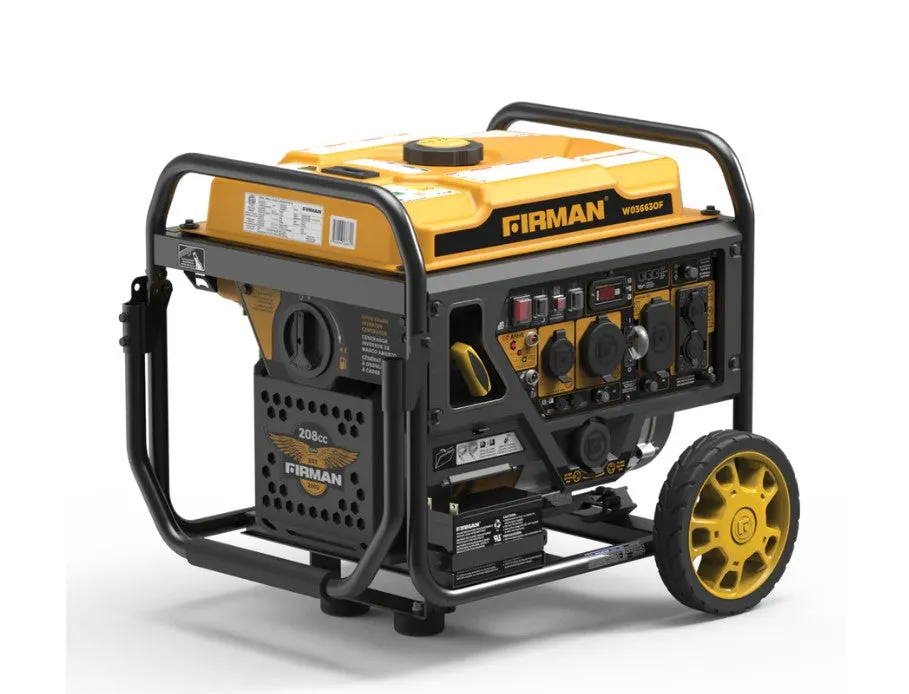 Firman W03663OF Generator 3650W/4200W 50 Amp Electric Start With CO Alert New