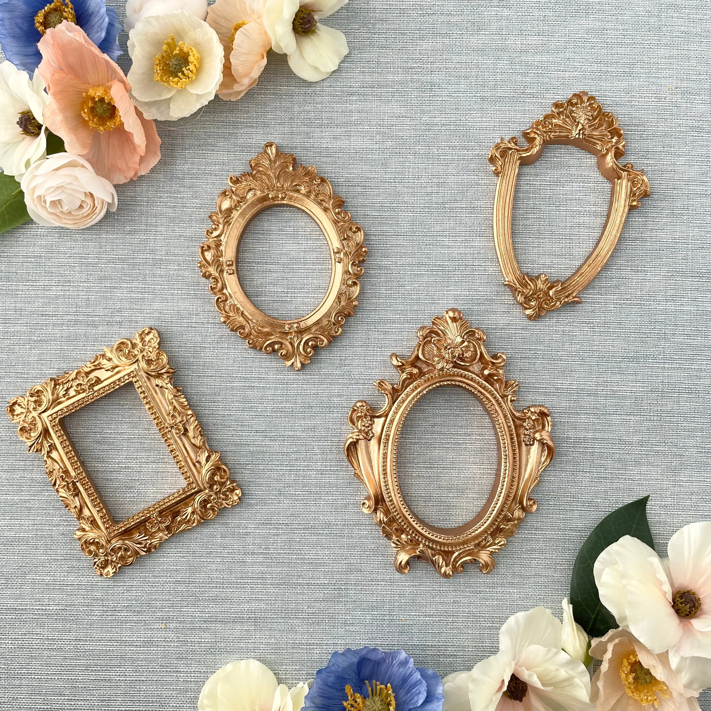 Flat Lay Prop Antique Gold Styling Frame