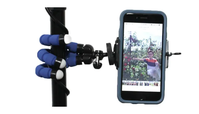 Flexible Selfie Tripod Kit   Bluetooth Pic Button - Ships Next Day!