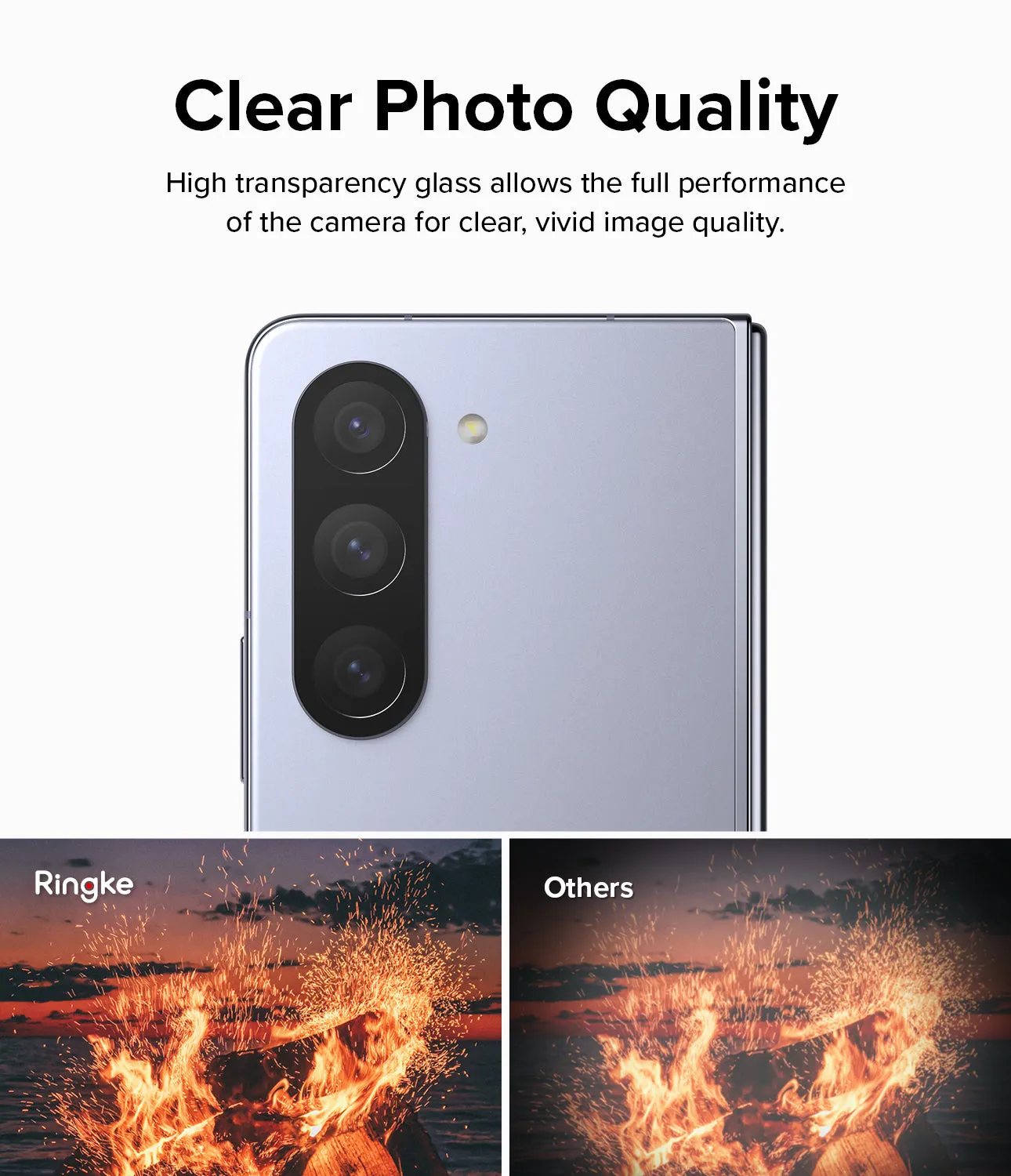 Galaxy Z Fold 5 | Camera Protector Glass [2 Pack]