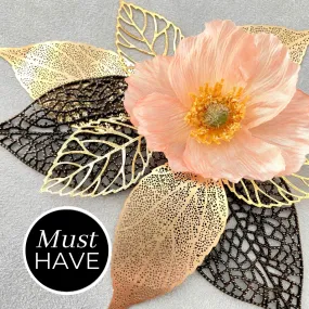 Golden Styling Leaves Flat Lay Props ~ MUST HAVE