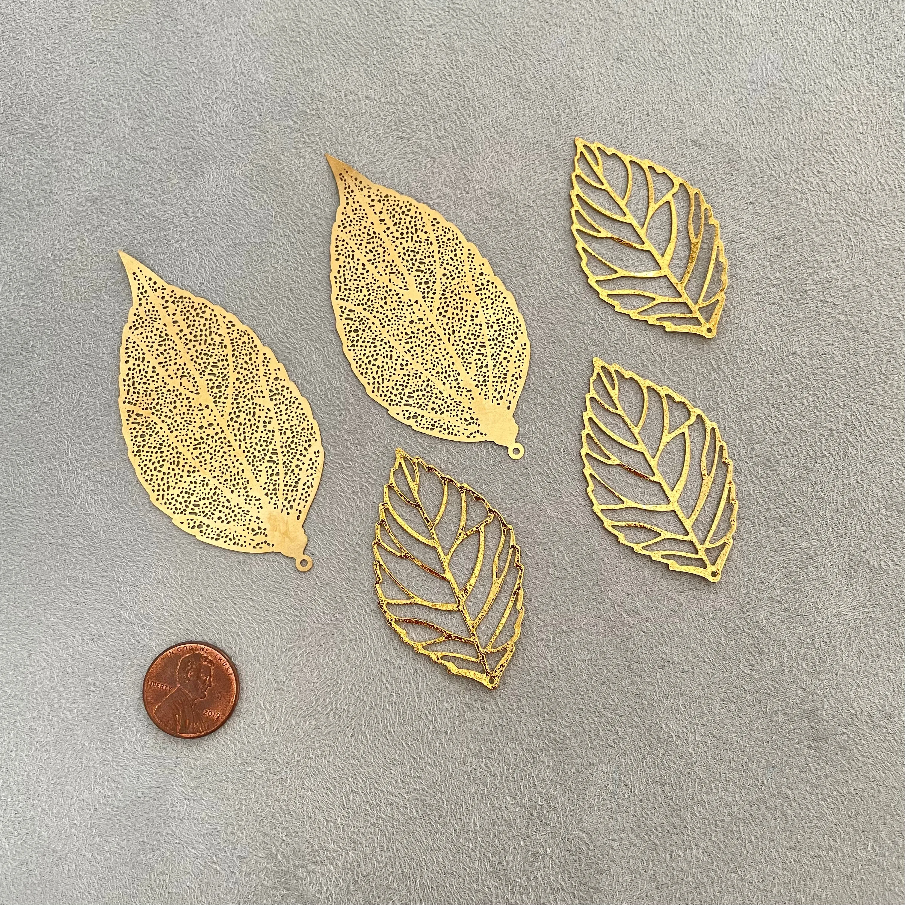 Golden Styling Leaves Flat Lay Props ~ MUST HAVE