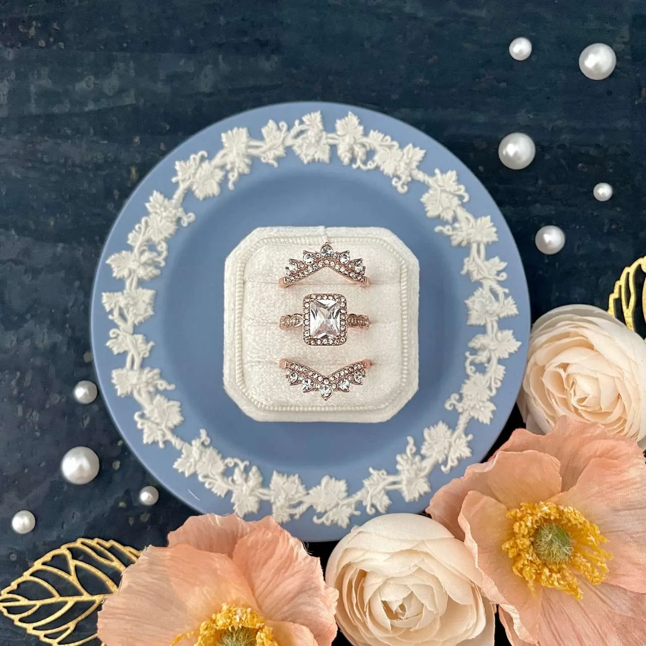 Golden Styling Leaves Flat Lay Props ~ MUST HAVE