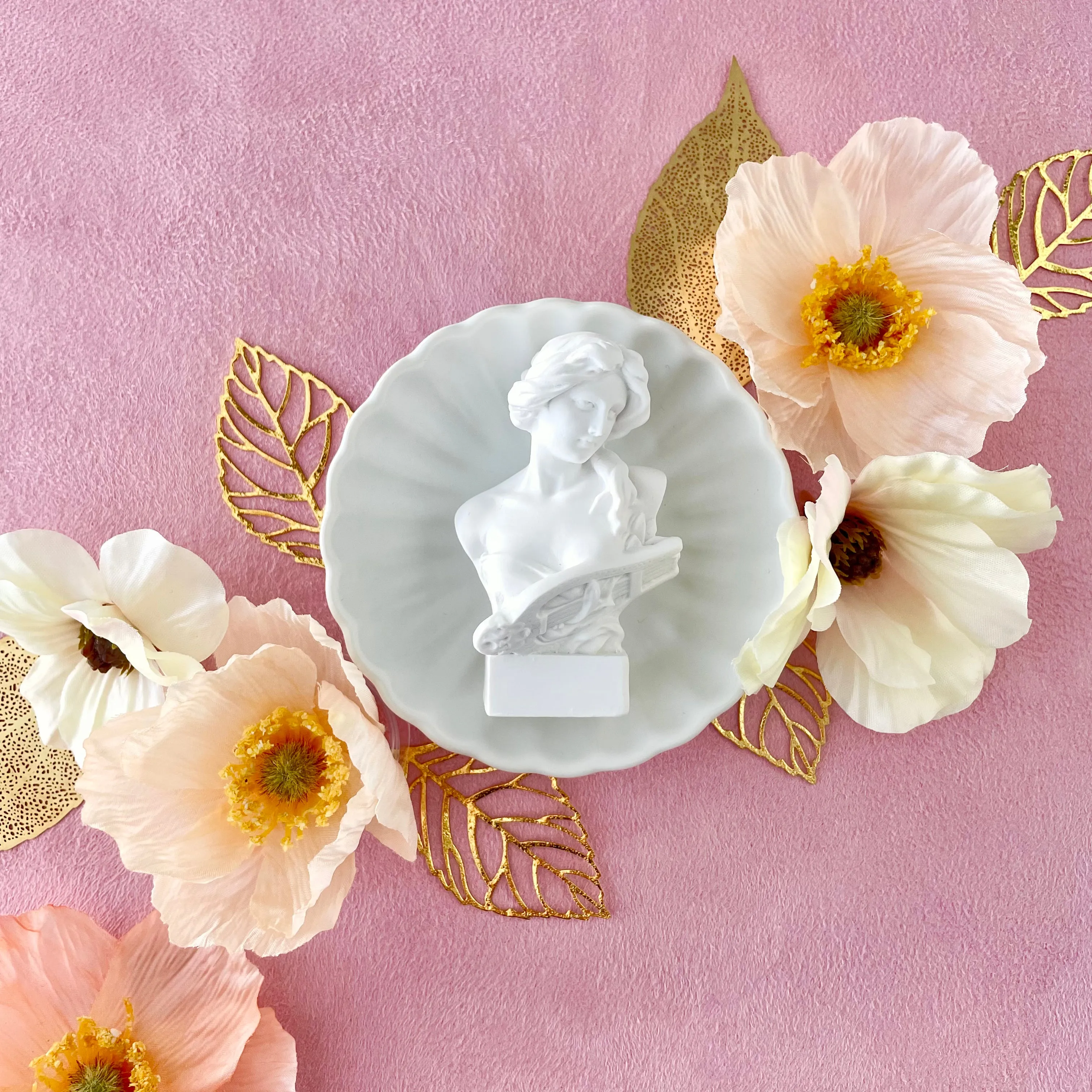 Golden Styling Leaves Flat Lay Props ~ MUST HAVE