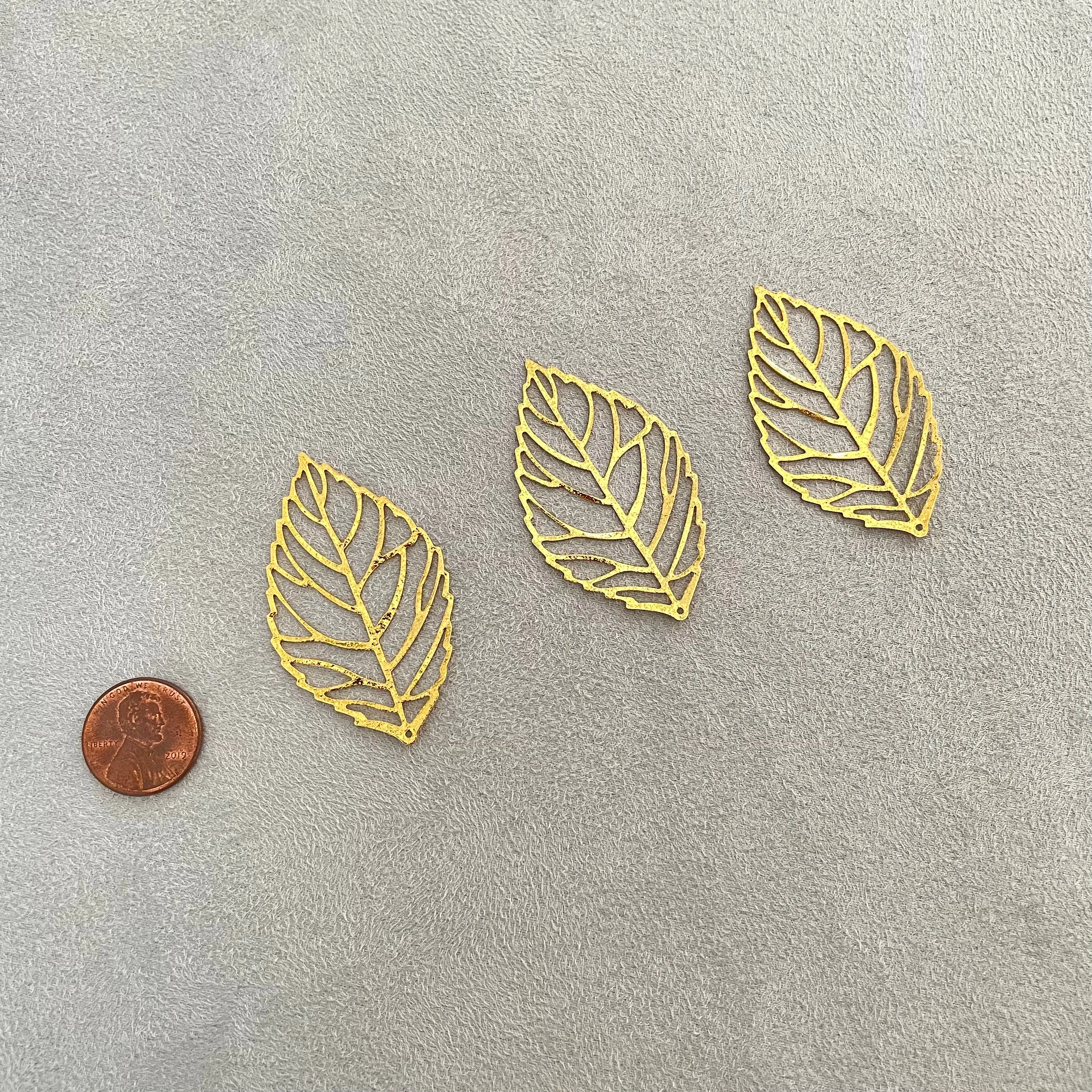 Golden Styling Leaves Flat Lay Props ~ MUST HAVE