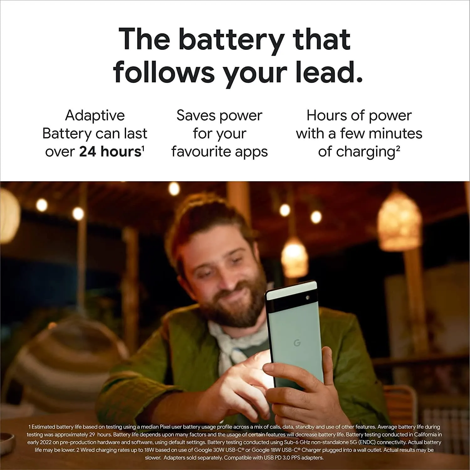 Google Pixel 6a 5G 128GB, Charcoal - Unlocked