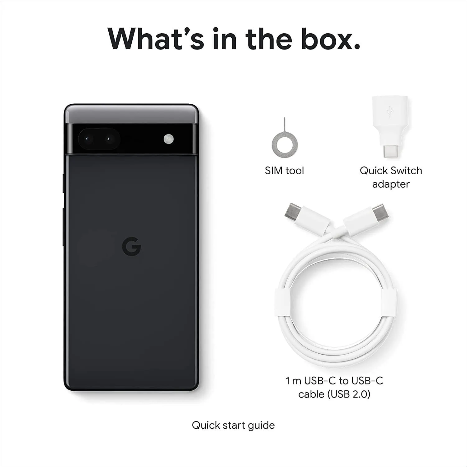 Google Pixel 6a 5G 128GB, Charcoal - Unlocked