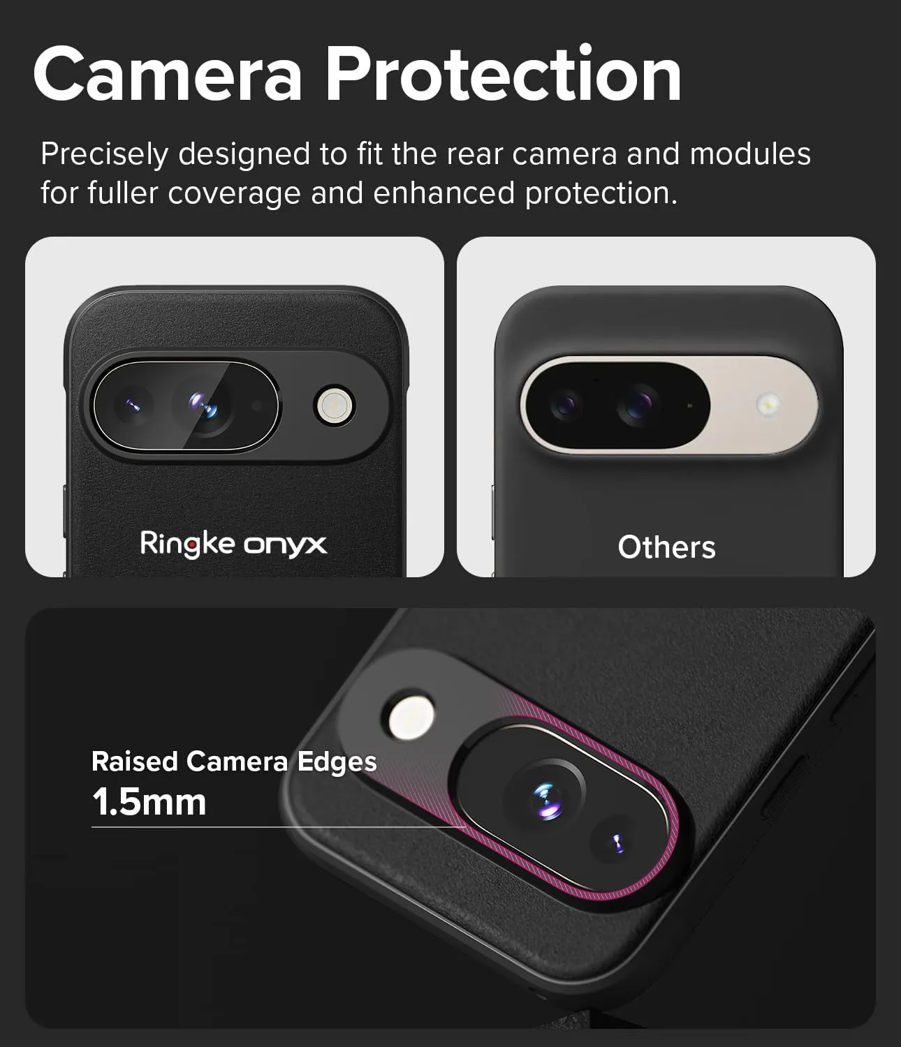 Google Pixel 9 Back Cover Case | Onyx Magnetic - Black