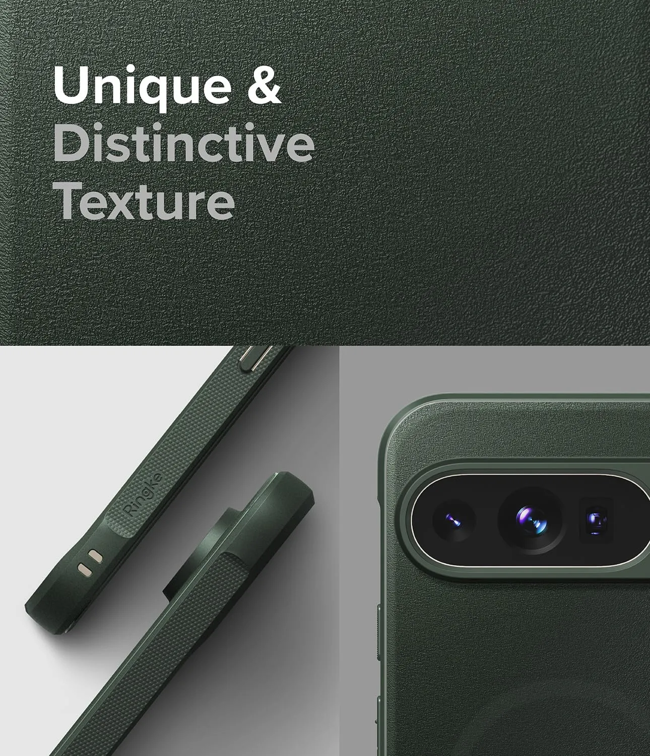 Google Pixel 9 Pro Back Cover Case | Onyx Magnetic - Dark Green