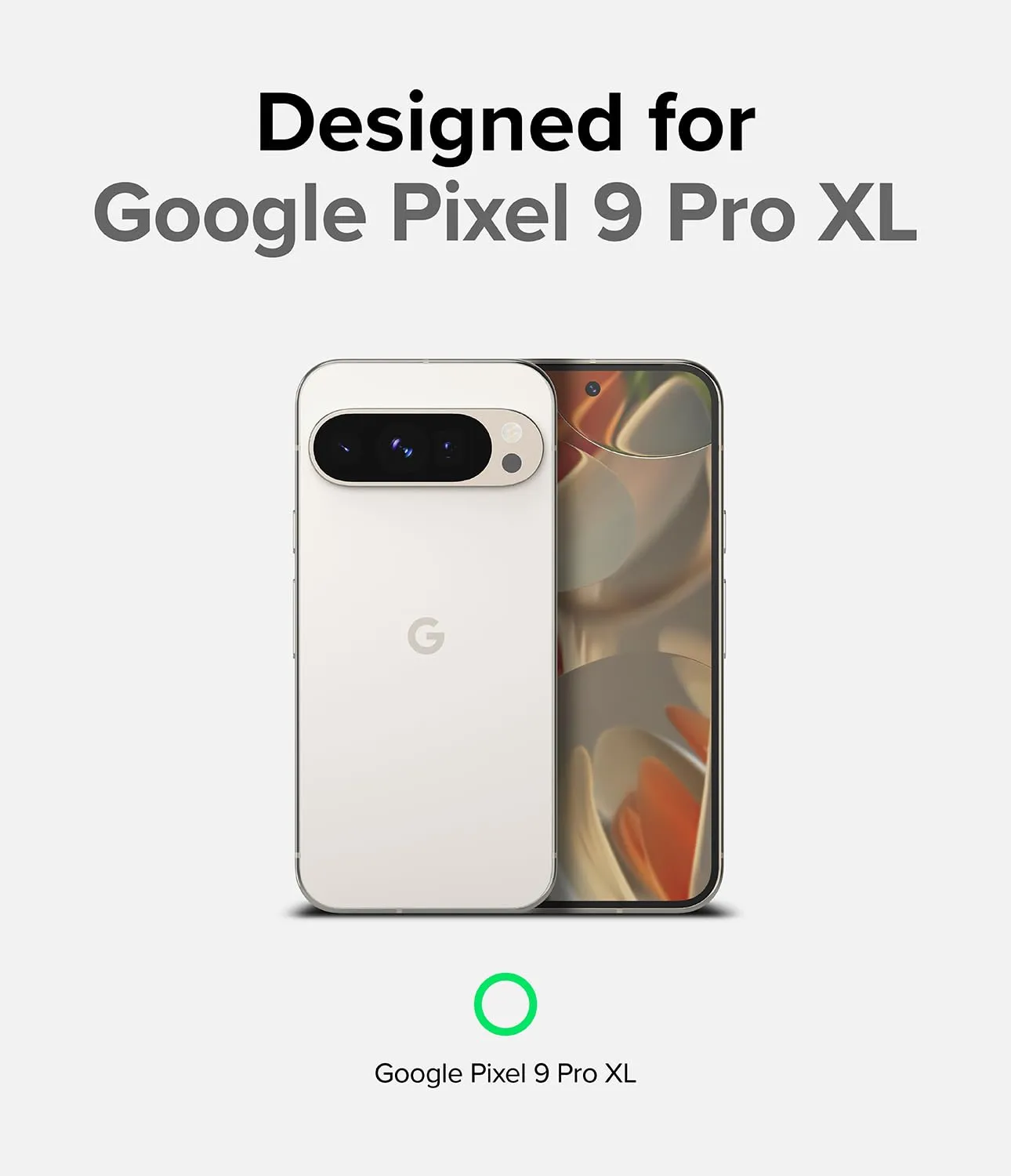 Google Pixel 9 Pro XL Back Cover Case | Onyx Magnetic - Black