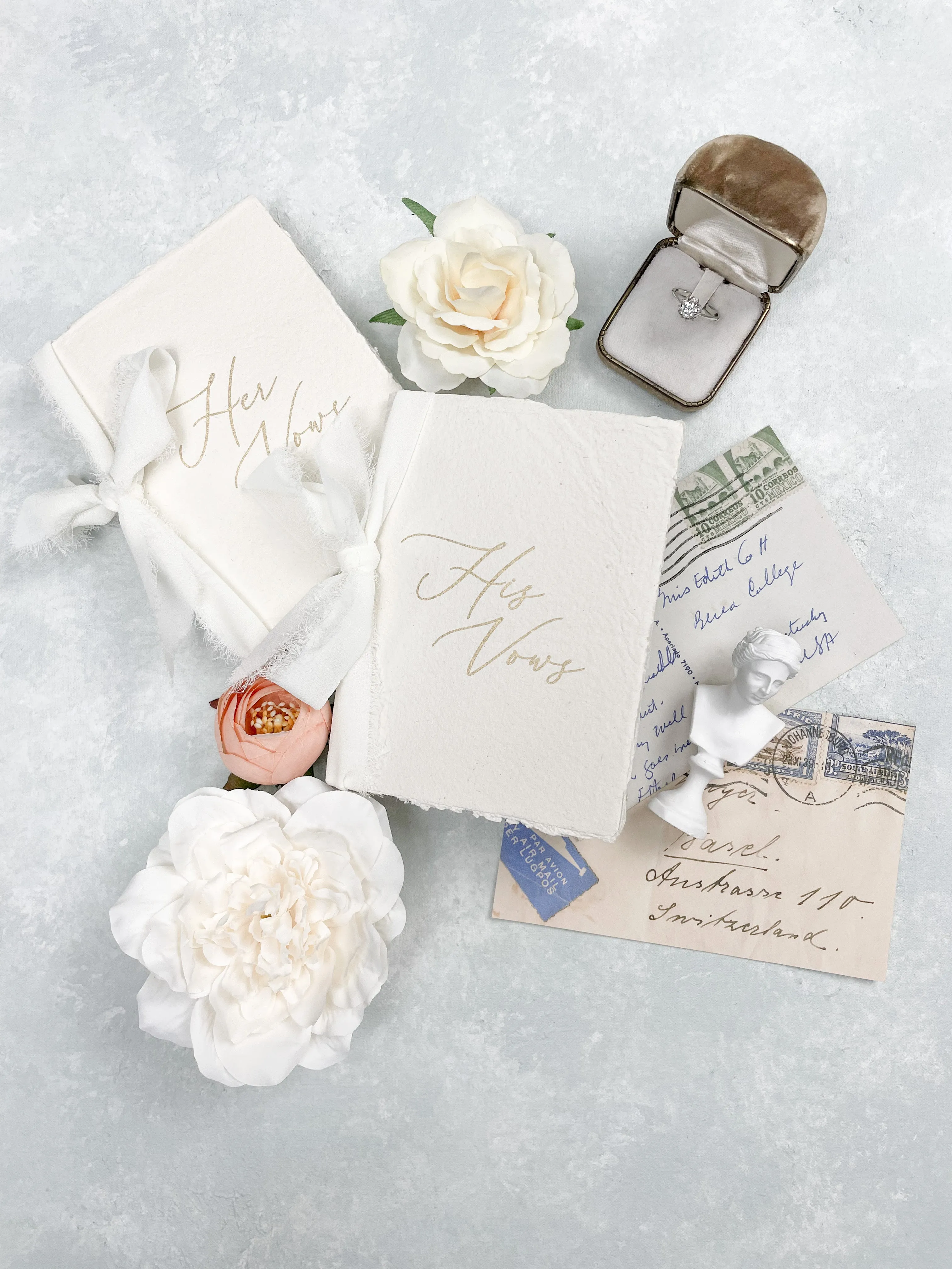 Hand painted, rollable styling mat for wedding photography|neutral sage green