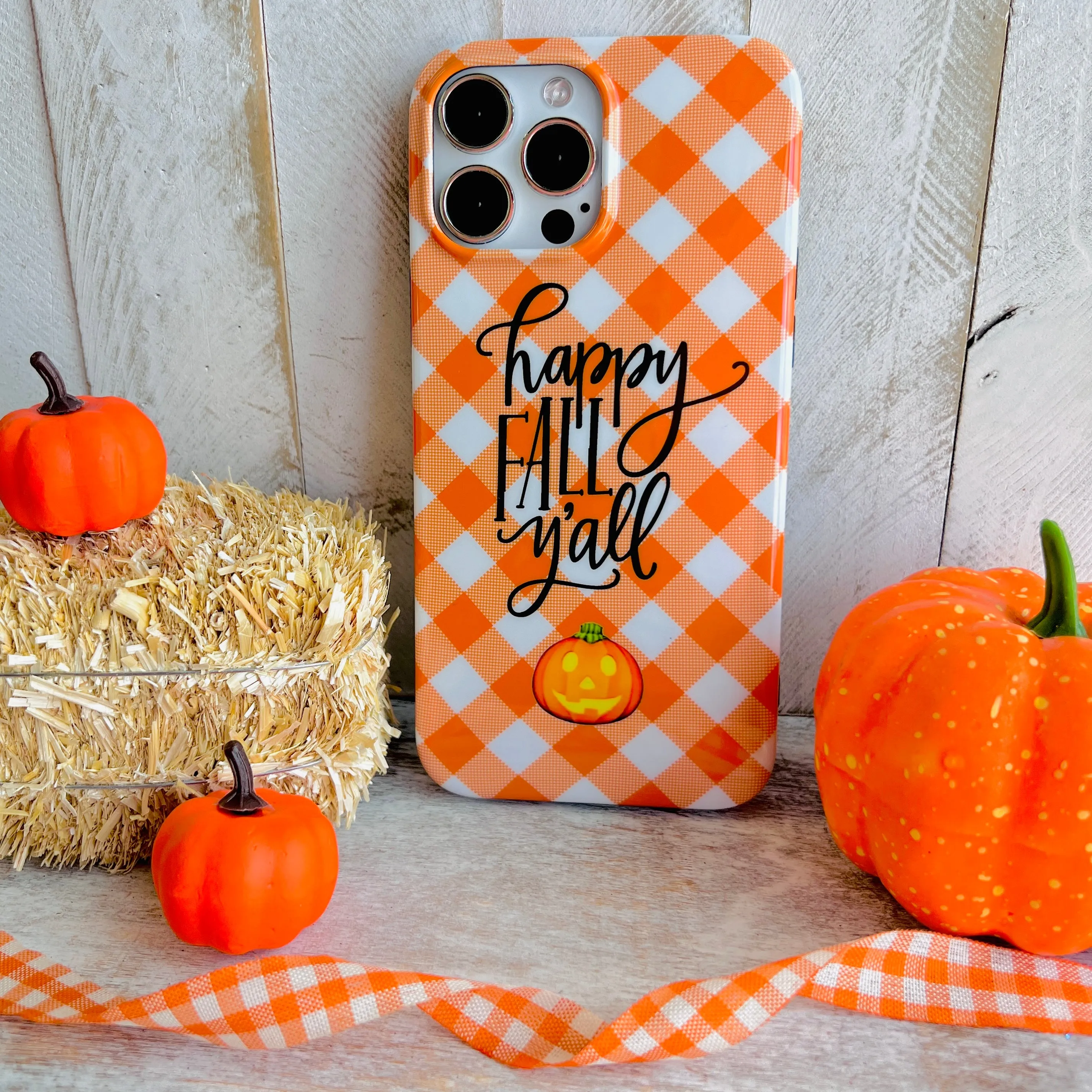 Happy Fall Y'all Phone Case For iPhone