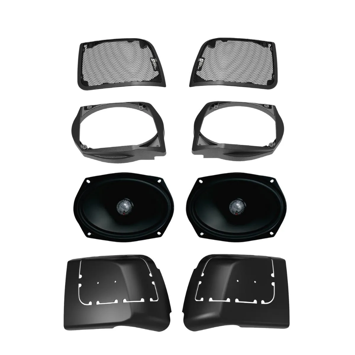 Harley Davidson 2014-2023  Cut in Lid Kit with ST69CX2 (2Ω) - RPMST692LK