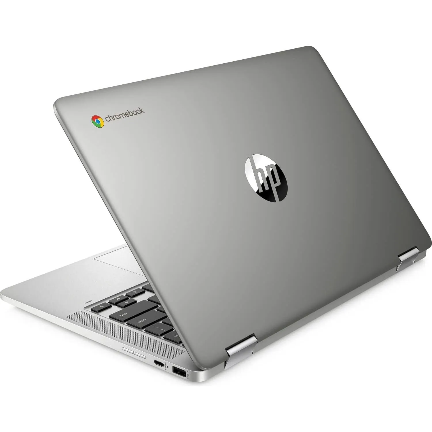 HP Chromebook 14" Laptop PC 14a-ca0005sa, Touch Screen, Intel Celeron, 4GB RAM, 64GB SSD -  Mineral silver