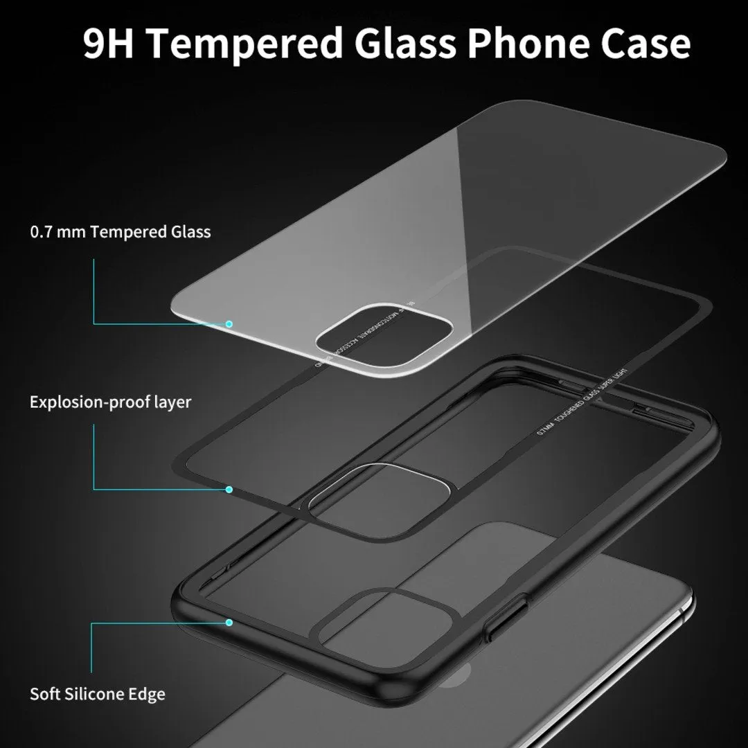 iPhone 11 Series (3 in 1 Combo) Glassium Protective Case   Tempered Glass   Camera Lens Guard