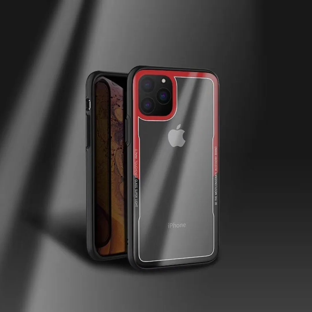 iPhone 11 Series (3 in 1 Combo) Glassium Protective Case   Tempered Glass   Camera Lens Guard