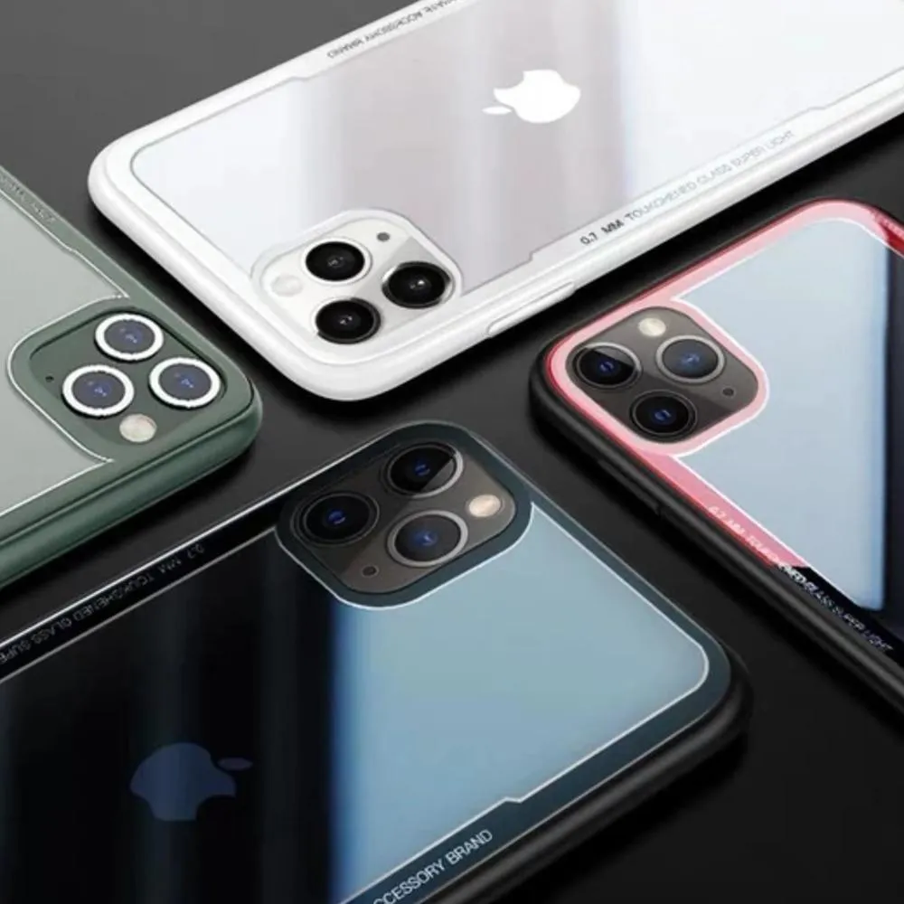 iPhone 11 Series (3 in 1 Combo) Glassium Protective Case   Tempered Glass   Camera Lens Guard