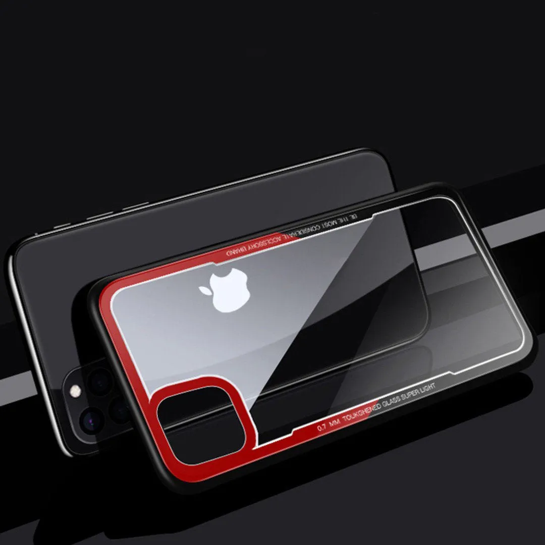 iPhone 11 Series (3 in 1 Combo) Glassium Protective Case   Tempered Glass   Camera Lens Guard