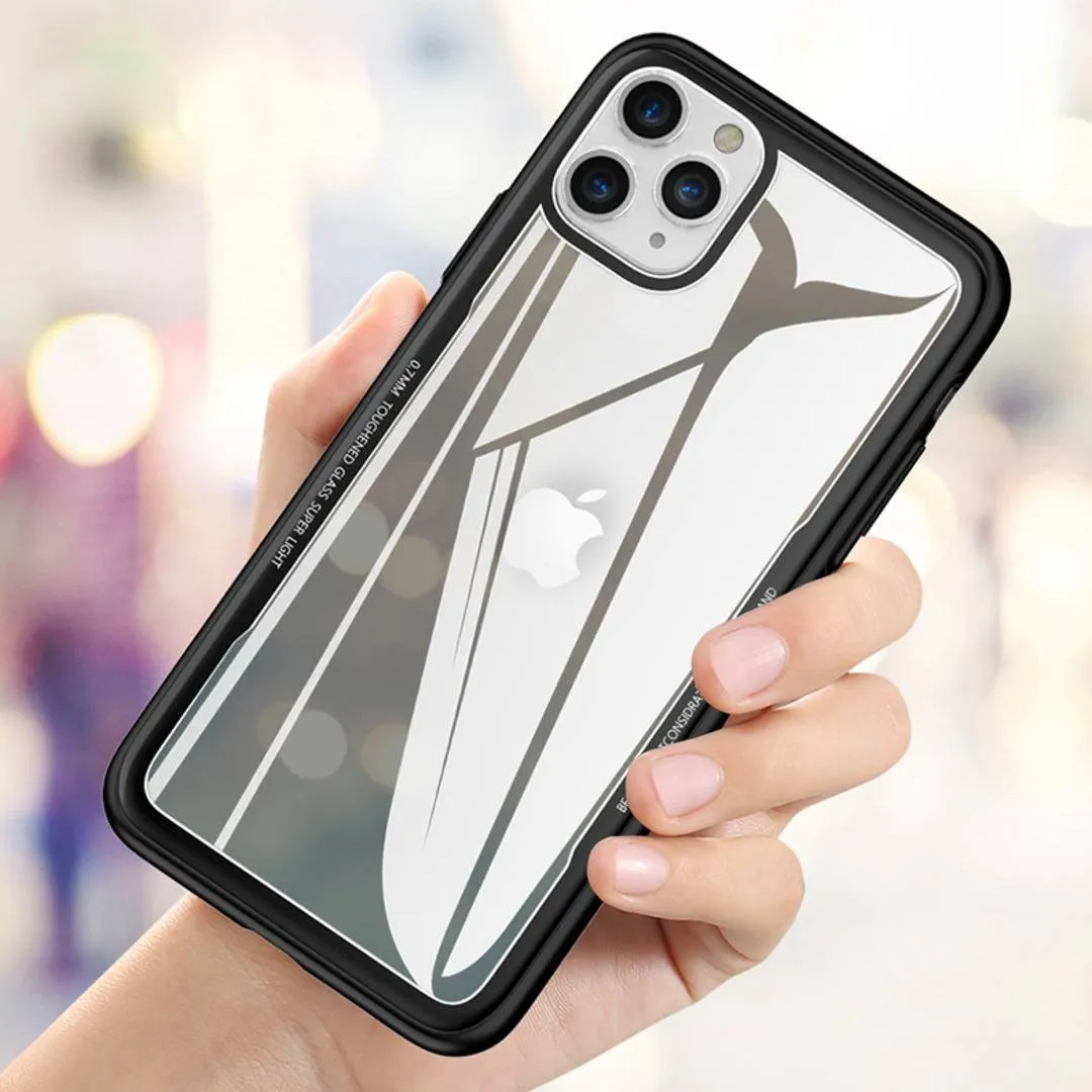 iPhone 11 Series (3 in 1 Combo) Glassium Protective Case   Tempered Glass   Camera Lens Guard