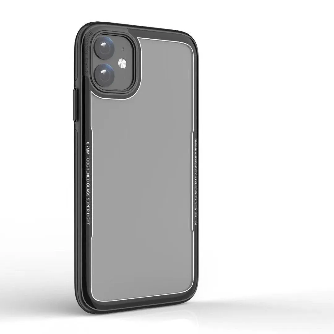 iPhone 11 Series (3 in 1 Combo) Glassium Protective Case   Tempered Glass   Camera Lens Guard