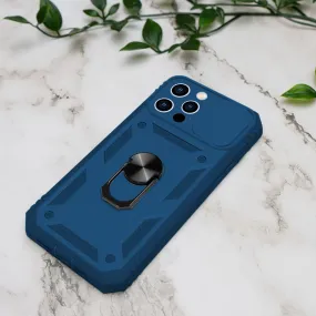 iPhone 13 Pro Case - Heavy-Duty, Ring Holder, Camera Cover