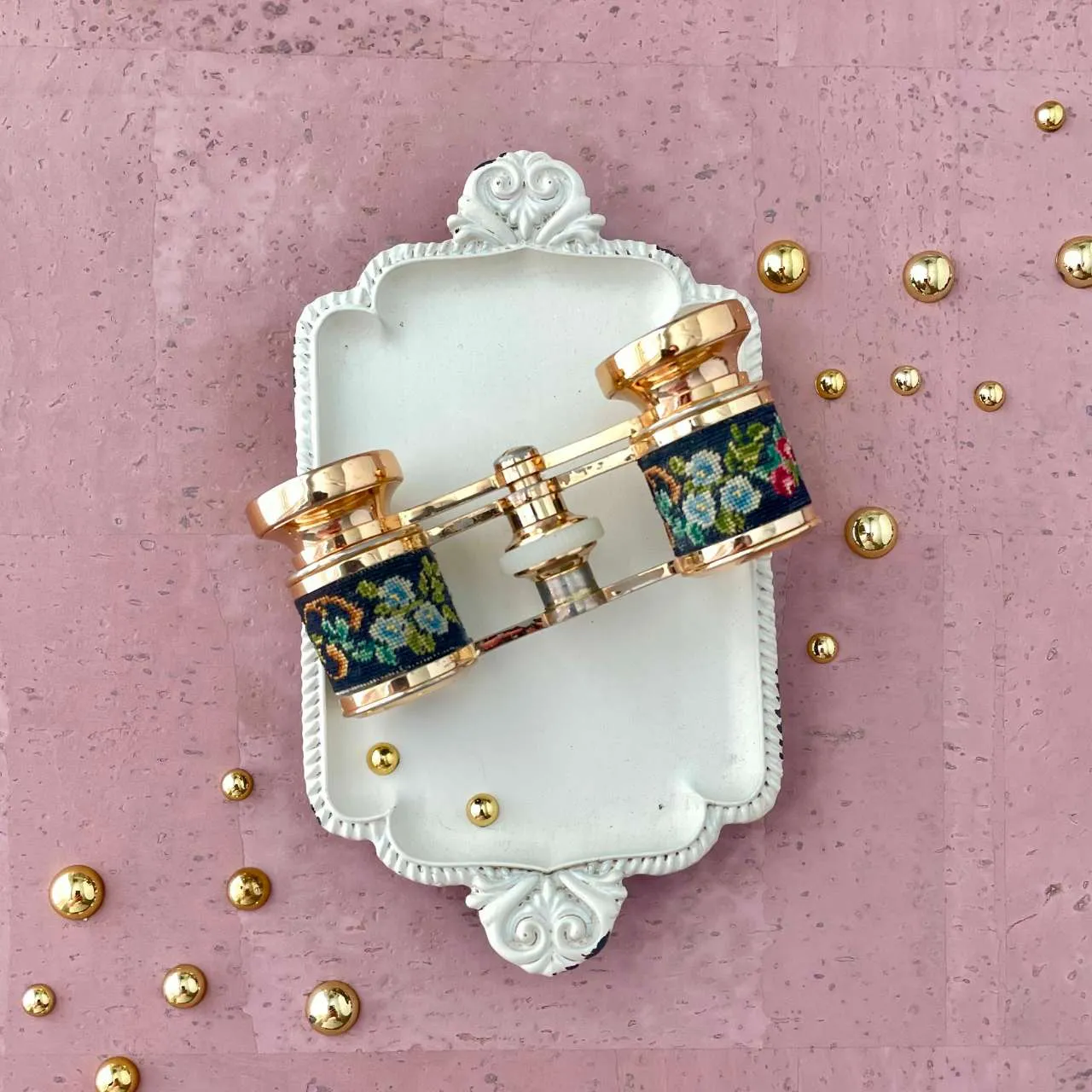 Ivory Small Tray Vintage Inspired
