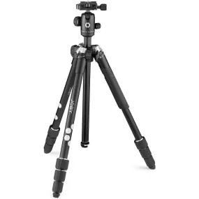 JOBY RangePod, Aluminium Traveller Camera/SmartphoneTripod with Ball Head, Universal Smartphone Clamp and Carrying Bag, for CSC,DSLR, Mirrorless, Mobile Phones, Black for Photo,Video, Vlogging