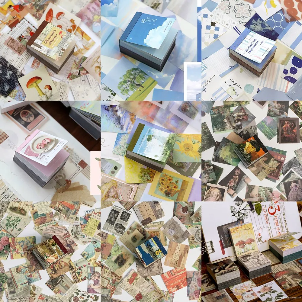 Junk Journal Scrapbooking Paper Combo Kits 400 Sheets