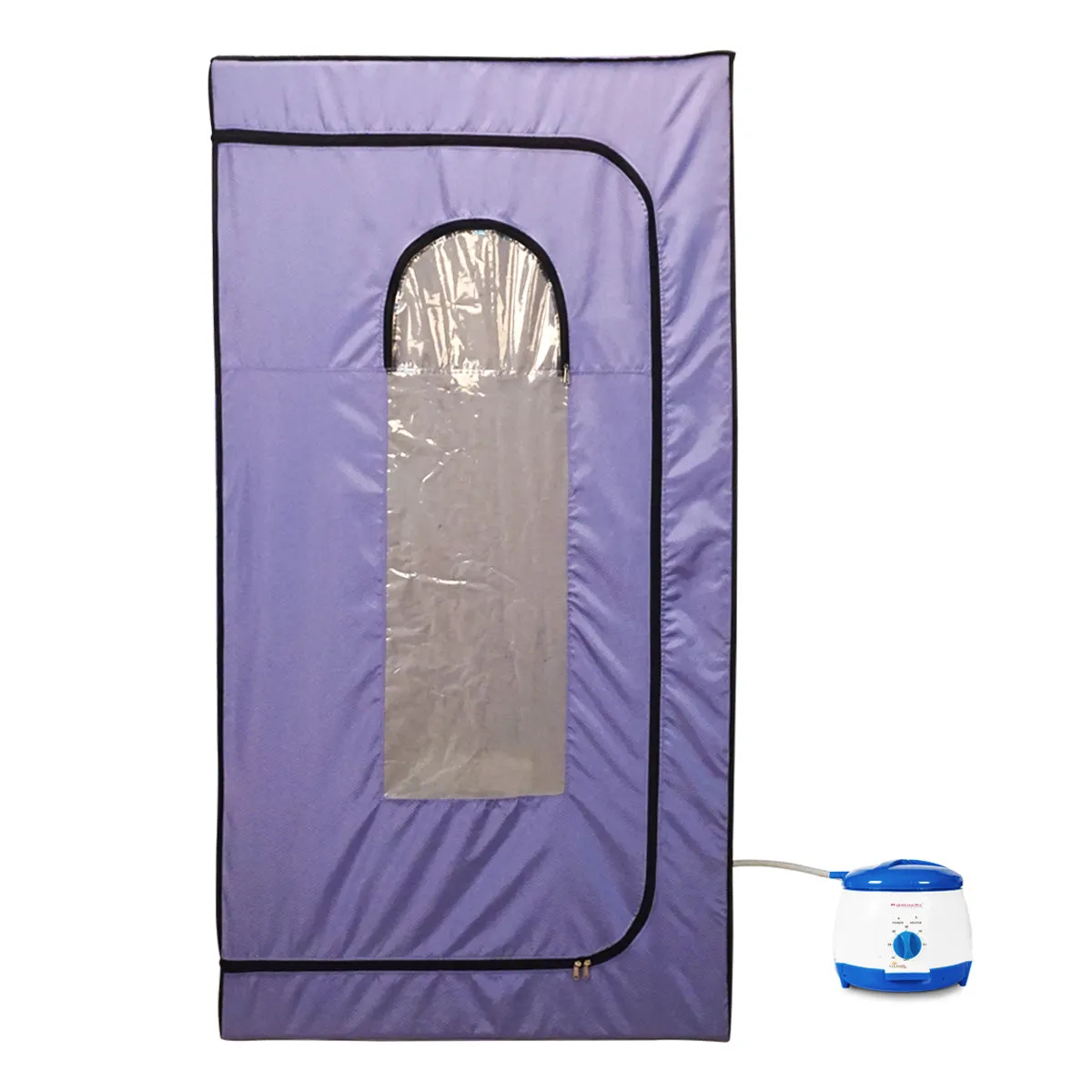 Kawachi Portable Steam Sauna Bath for Home Full Body Personal Sauna at Home Spa with 1.5L 750W Steam Generator, 60 Minute Timer i125