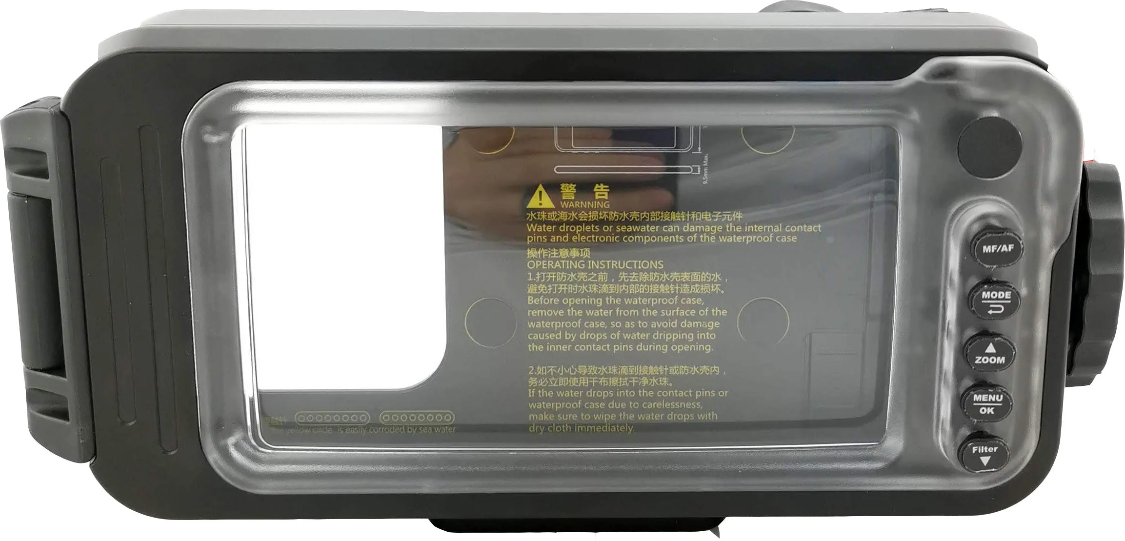 Kraken Sports KRH05 Universal Smart Phone Housing Pro with Temperature and Depth Sensor