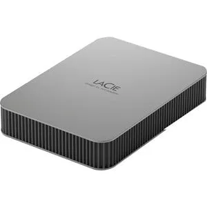 LaCie Mobile Drive Secure STLR4000400 4 TB Portable Hard Drive - External - Space Gray - USB 3.2 (Gen 1) Type C