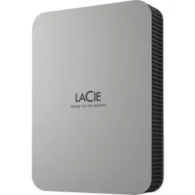 LaCie Mobile Drive Secure STLR4000400 4 TB Portable Hard Drive - External - Space Gray - USB 3.2 (Gen 1) Type C